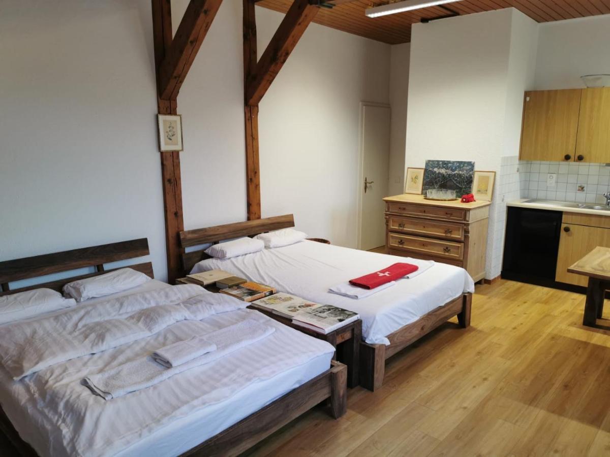 Simple Studio 36M2 In The Center Of Burgdorf Private Parking Small Bathroom 외부 사진