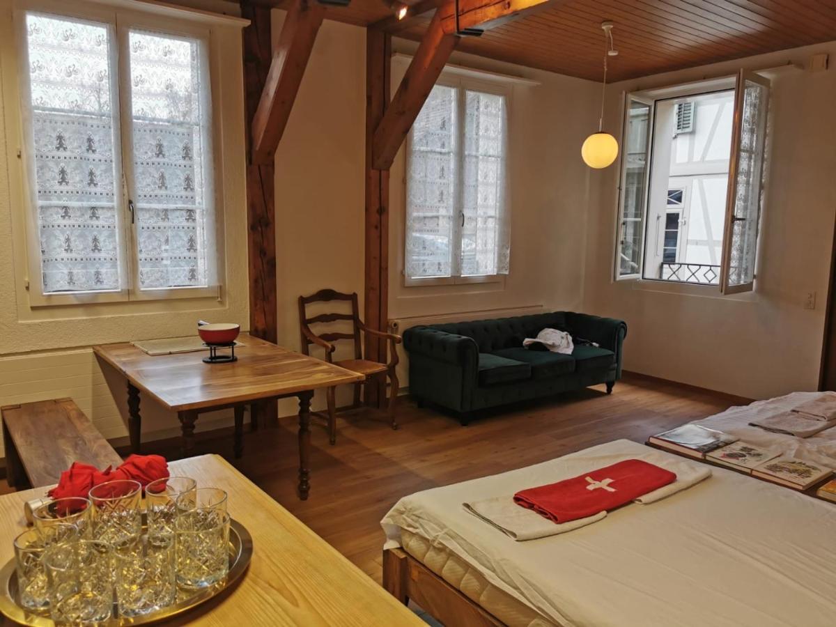 Simple Studio 36M2 In The Center Of Burgdorf Private Parking Small Bathroom 외부 사진